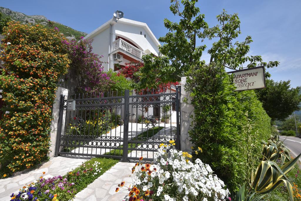 Apartments Biga Morinj Bagian luar foto